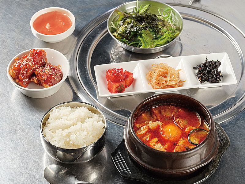 カルメギのスンドゥブランチ